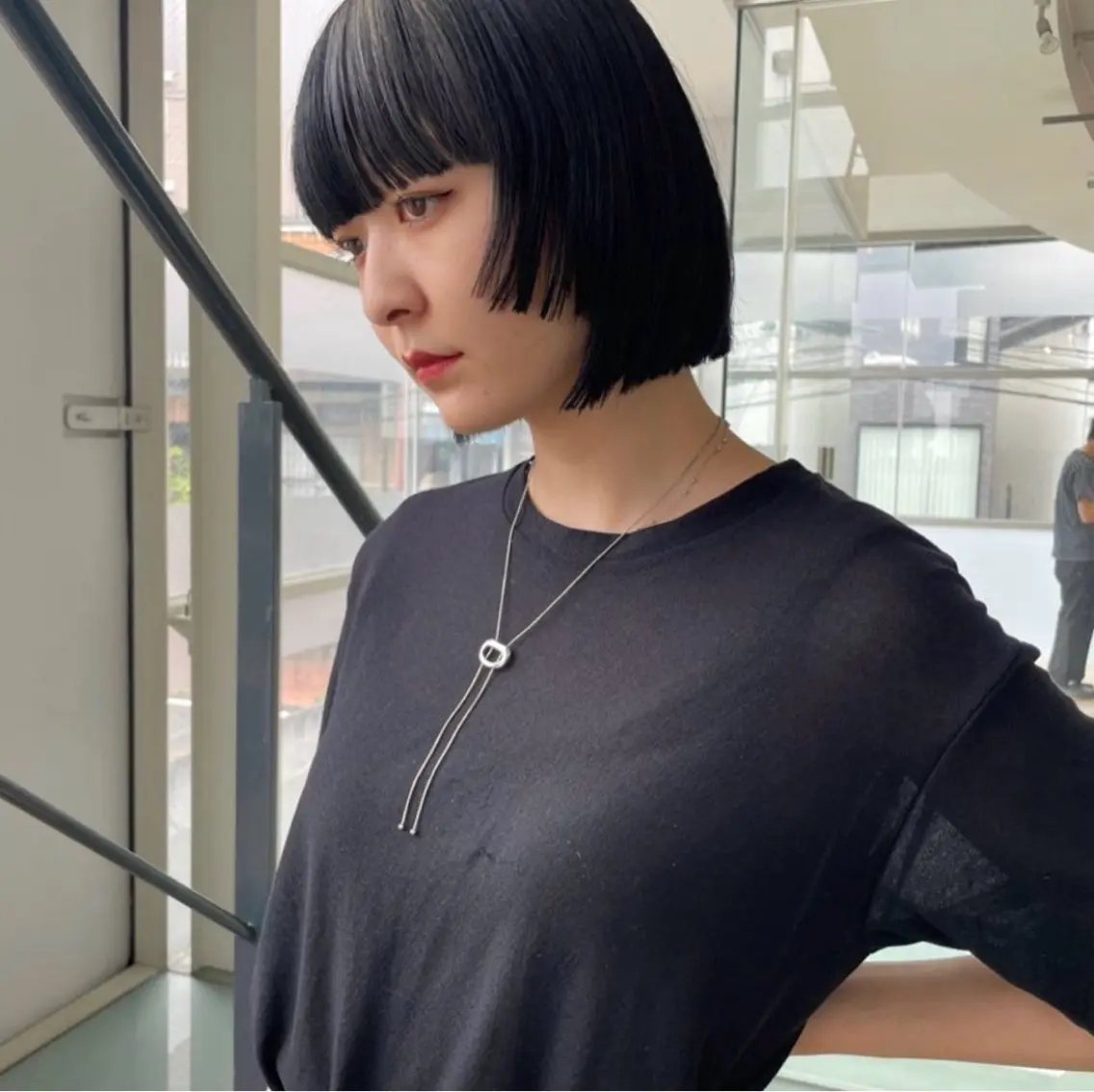 セミロング かがやしづ ⭐️カラーモデルのヘアスタイル