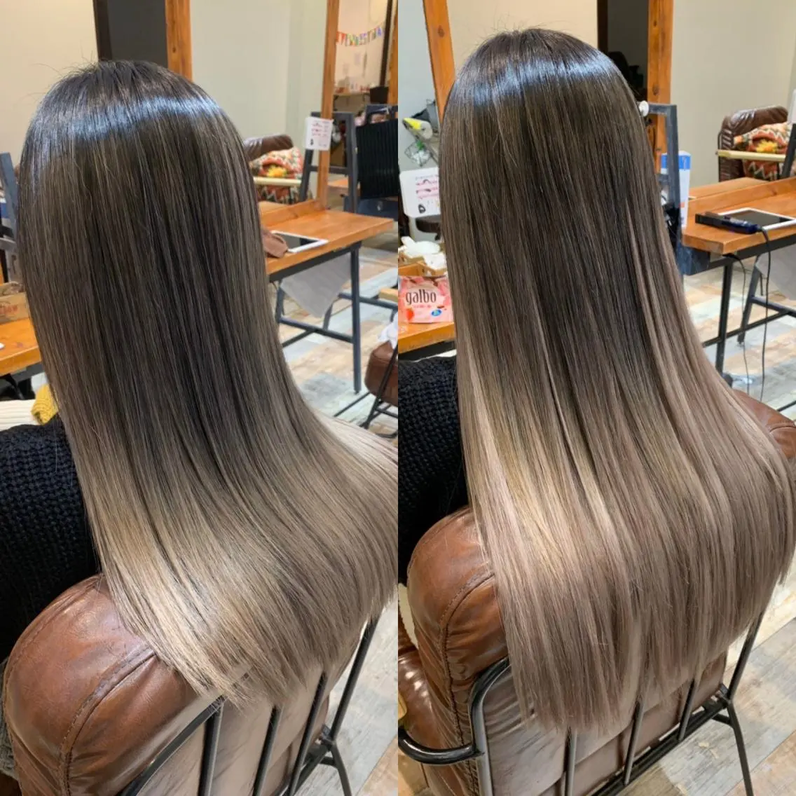 ロング カラー エクステ シールエクステ♦️ レイヤー♦️福田晃大のヘアスタイル