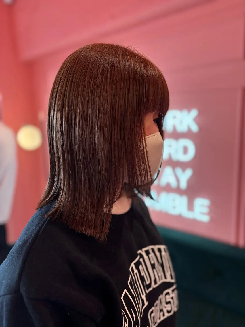 ミディアム ヘアアレンジ 渡部 彩花のヘアスタイル