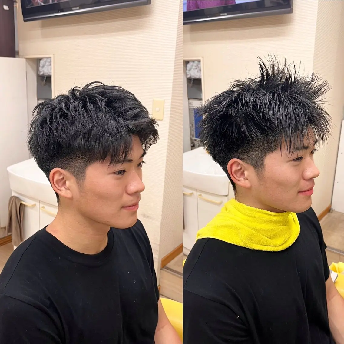 ショート ヘア ブンブンのヘアスタイル