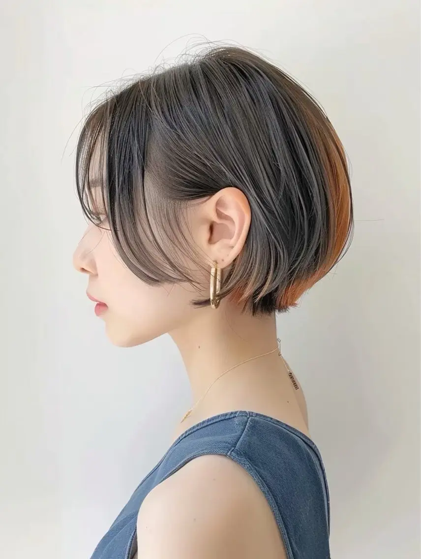 ショート motoトップカラー リスト/ブリーチカラのヘアスタイル