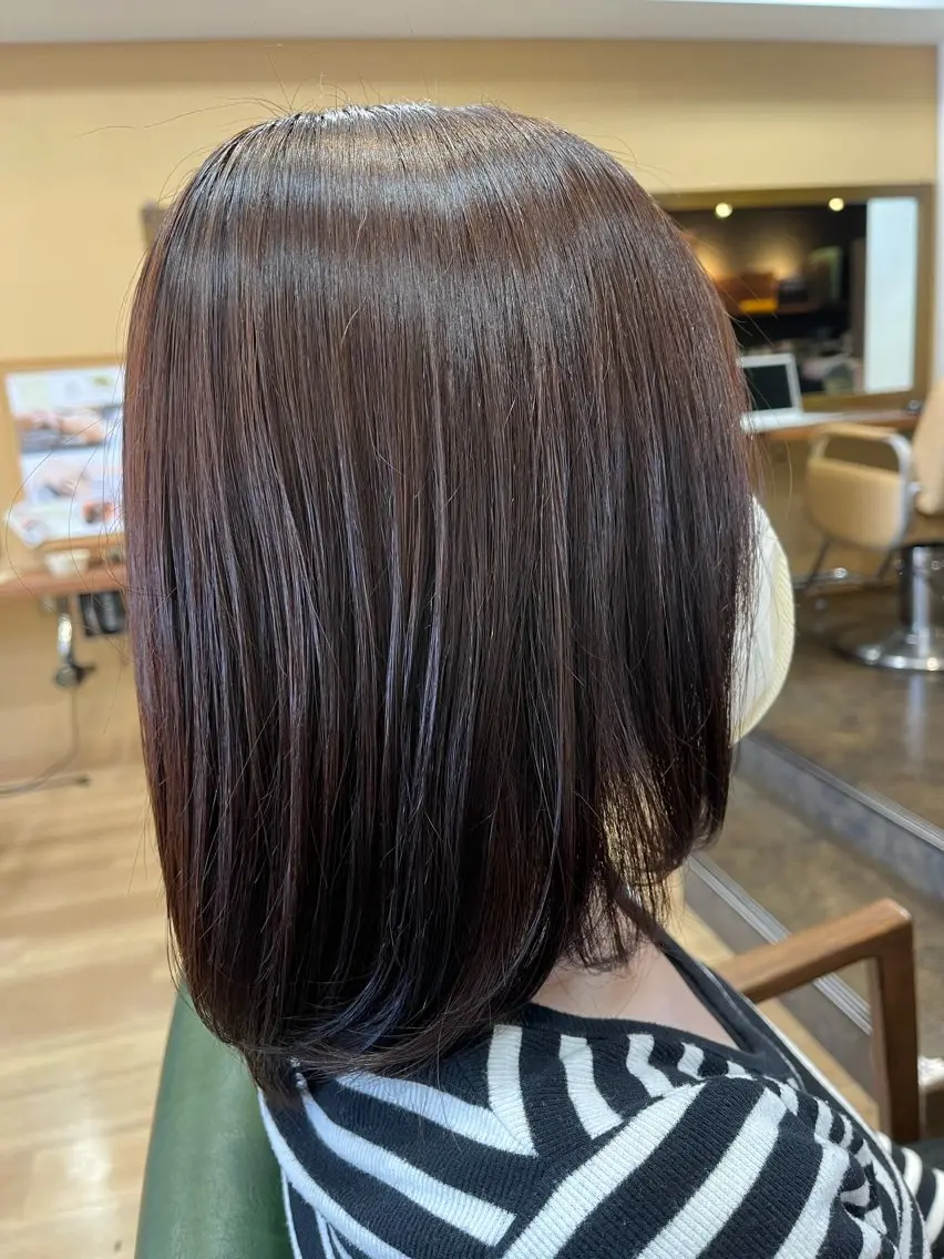 ミディアム トリートメント カット Greens Yokoのヘアスタイル