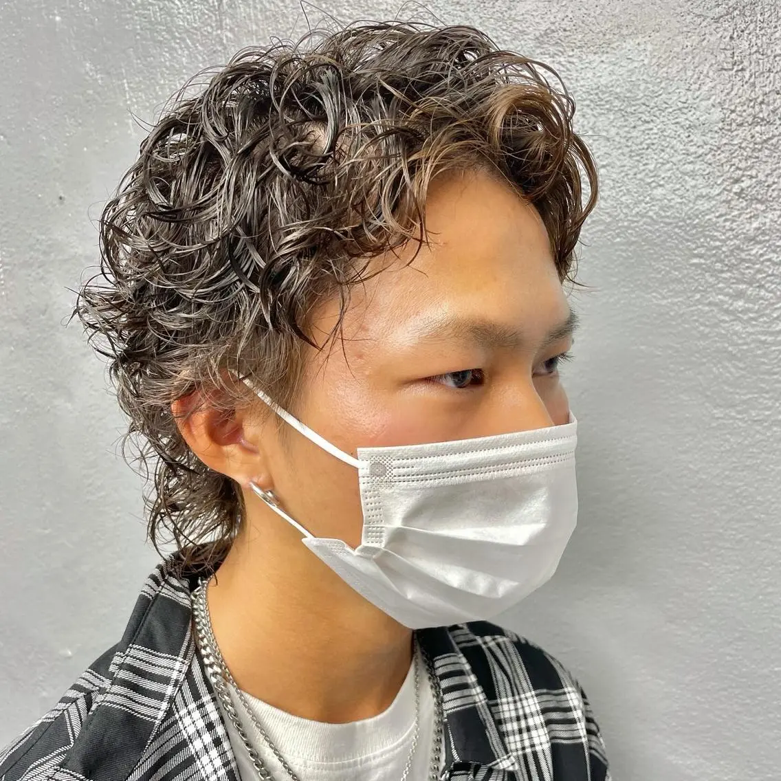 ショート カラー パーマ メンズ 伸ばしかけ 🍃メンズヘア🍃 セヤシュウヘイのヘアスタイル