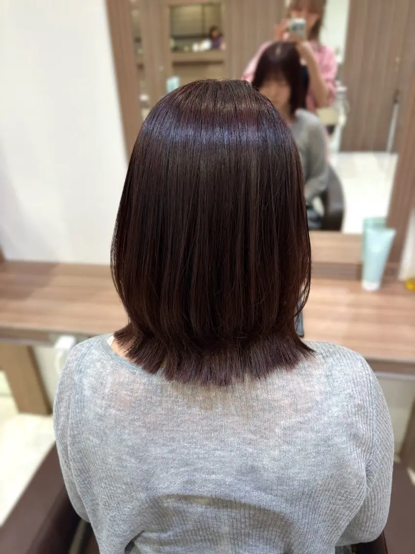 ミディアム カラー レイヤーカット カット ヘアカラー 🤍透明感カラー・ きらら‎🤍のヘアスタイル