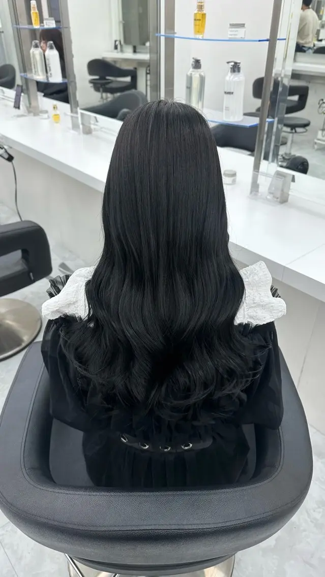 ロング カラー ヘアカラー トリートメント ヘッドスパ ヘアセット 似合わせstyle ❤︎misaki❤︎のヘアスタイル