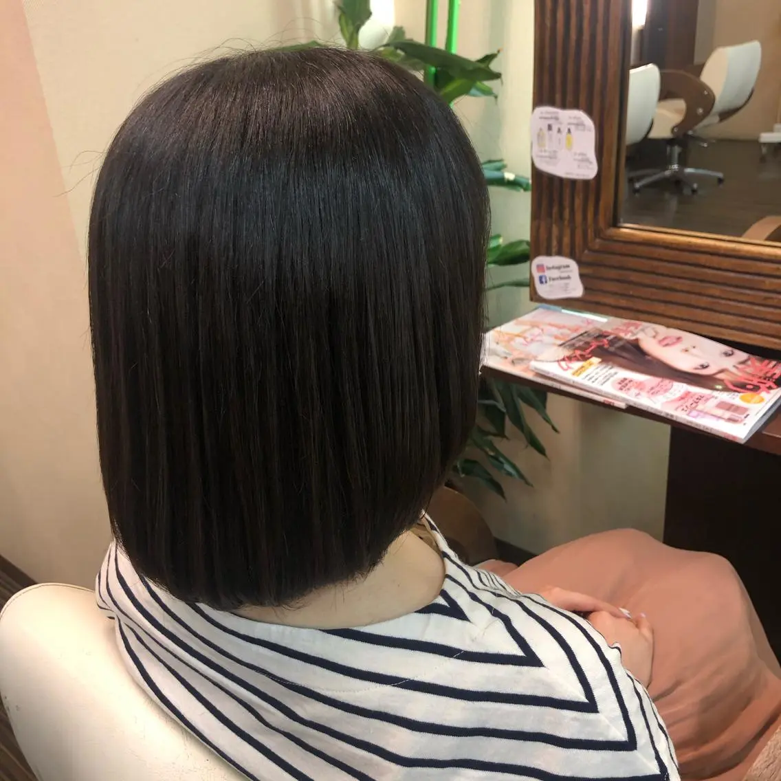 ミディアム カット トリートメント 山崎 絵莉香のヘアスタイル