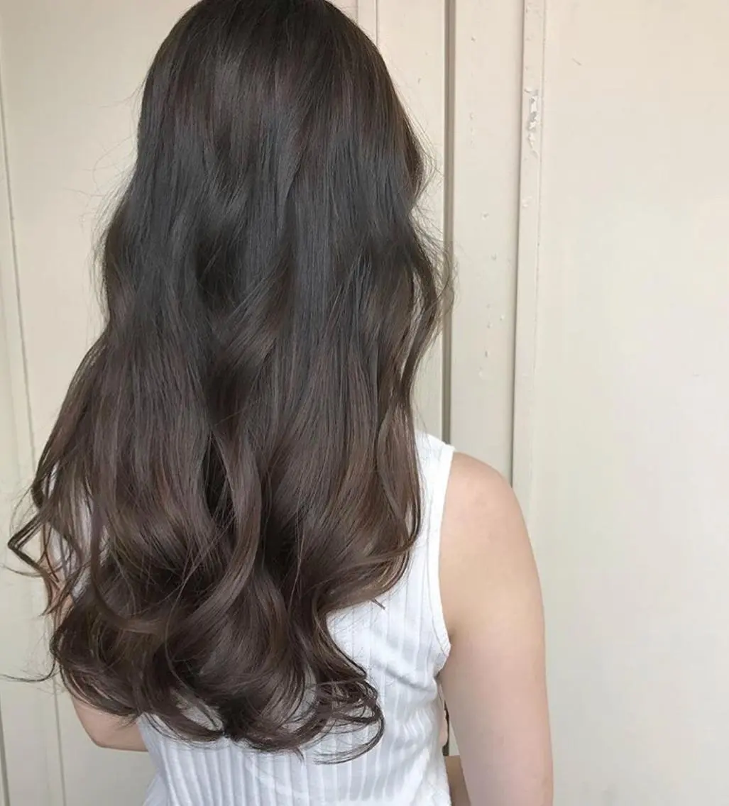 ミディアム 【体験】韓国 メイク&ヘア天神のヘアスタイル