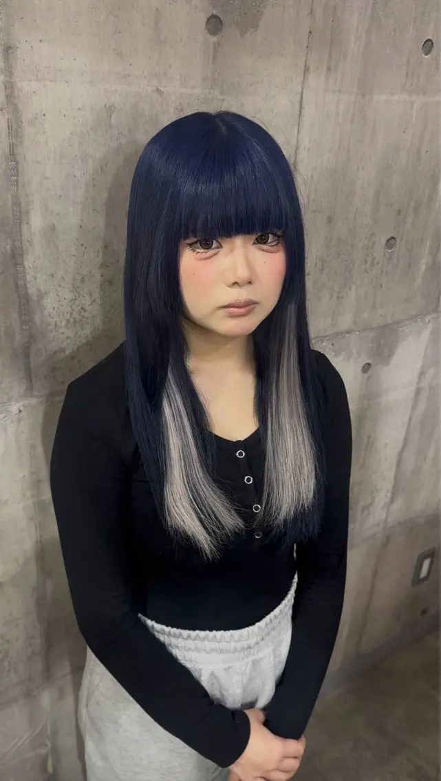 ロング シールエクステ エクステ 学生 uda 抜きっぱなし /最高級エクステのヘアスタイル