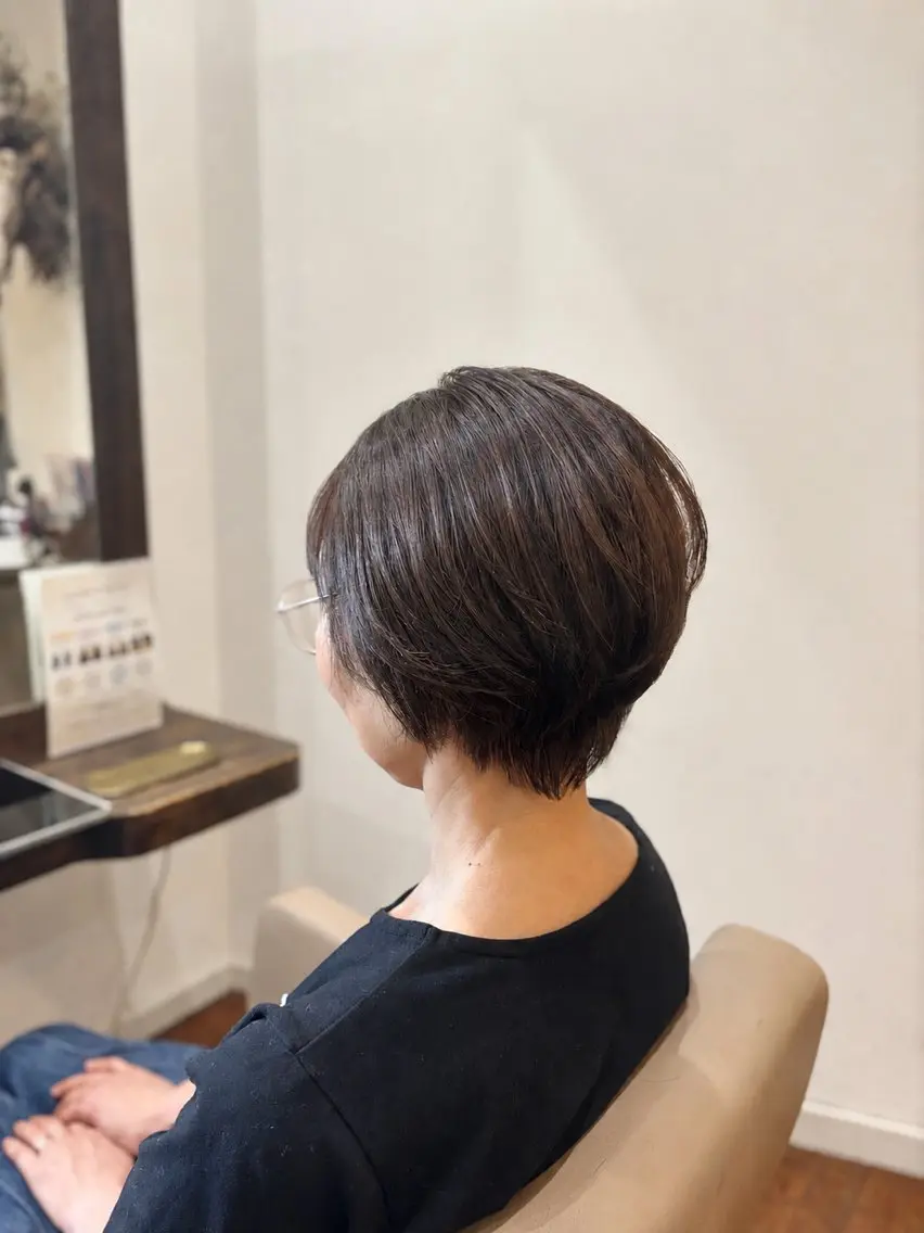 ショート カット ヘアカラー トリートメント 四日市理美容室/ ANDIAMO/妃菜のヘアスタイル