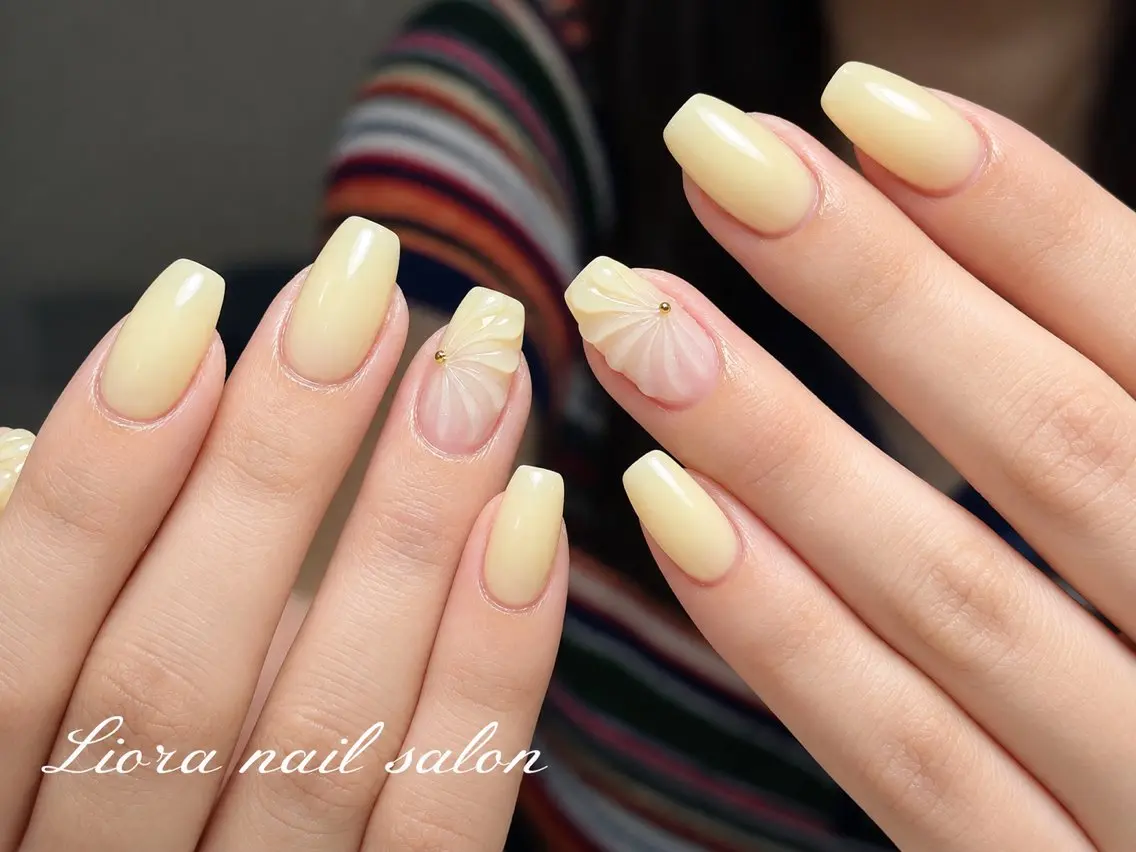 ネイル チークネイル フットネイル フレンチネイル ジェルネイル ガーリー ハンドネイル Liora nailのネイルデザイン