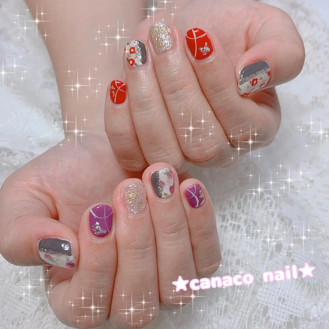 ネイル 春ネイル ハンドネイル ハンドケア ベテランネイル cnc nailのネイルデザイン
