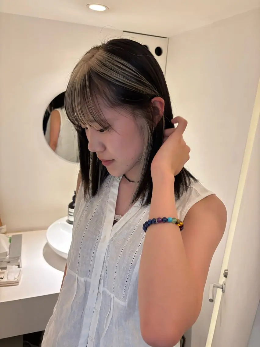 ミディアム ヘアカラー 🍄Kurumi🍄 visionのヘアスタイル