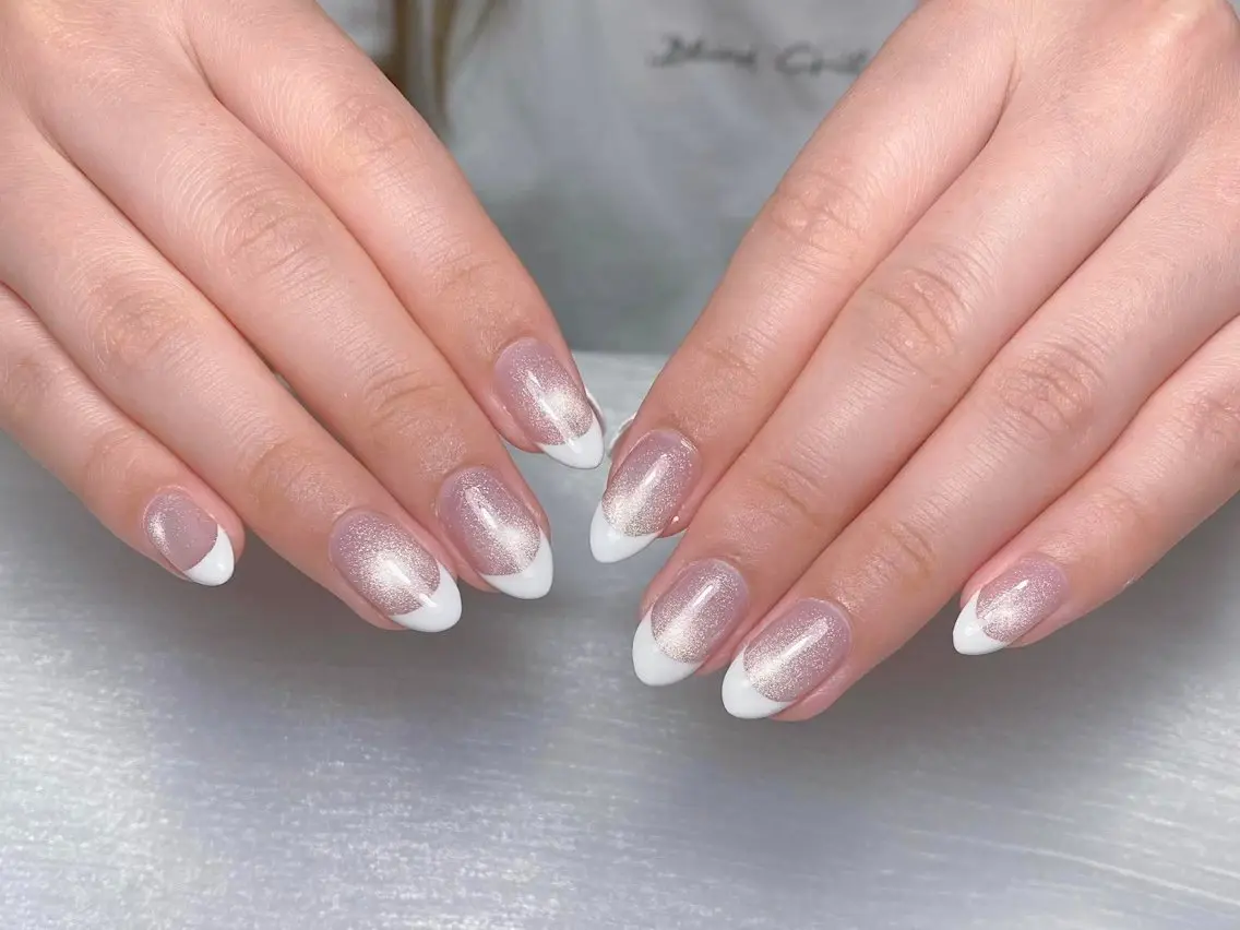 ネイル ハンドネイル ユリ🎀長さだし/ パラジェル/持ち込みのネイルデザイン