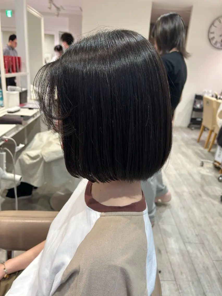 ミディアム ボブ カット Akane🤎 ash本八幡のヘアスタイル