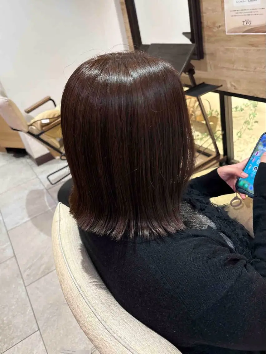 【オススメ】似合わせカット✂️💇🏻♀️+透明感カラー🩵🫧の写真