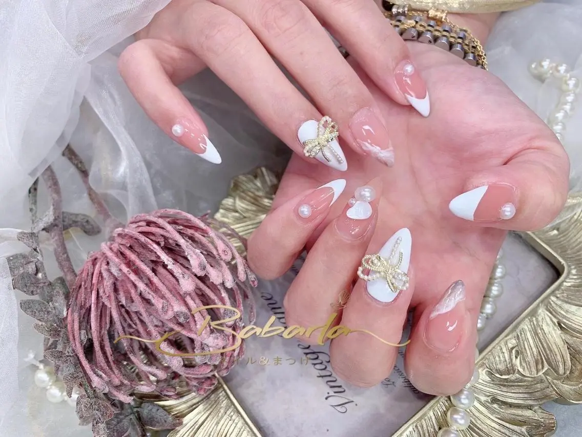 ネイル フレンチネイル Babarla Nailのネイルデザイン
