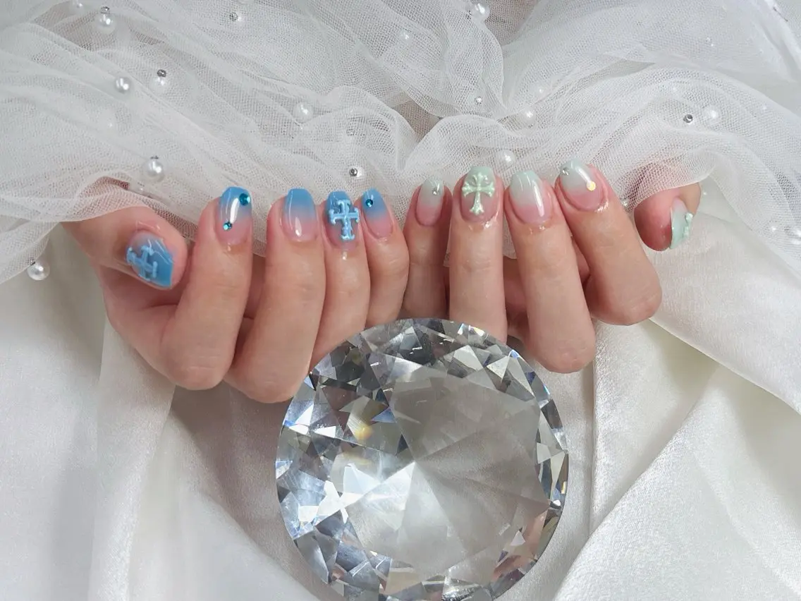 ネイル グラデーション ハンドネイル bijou nails 舞のネイルデザイン