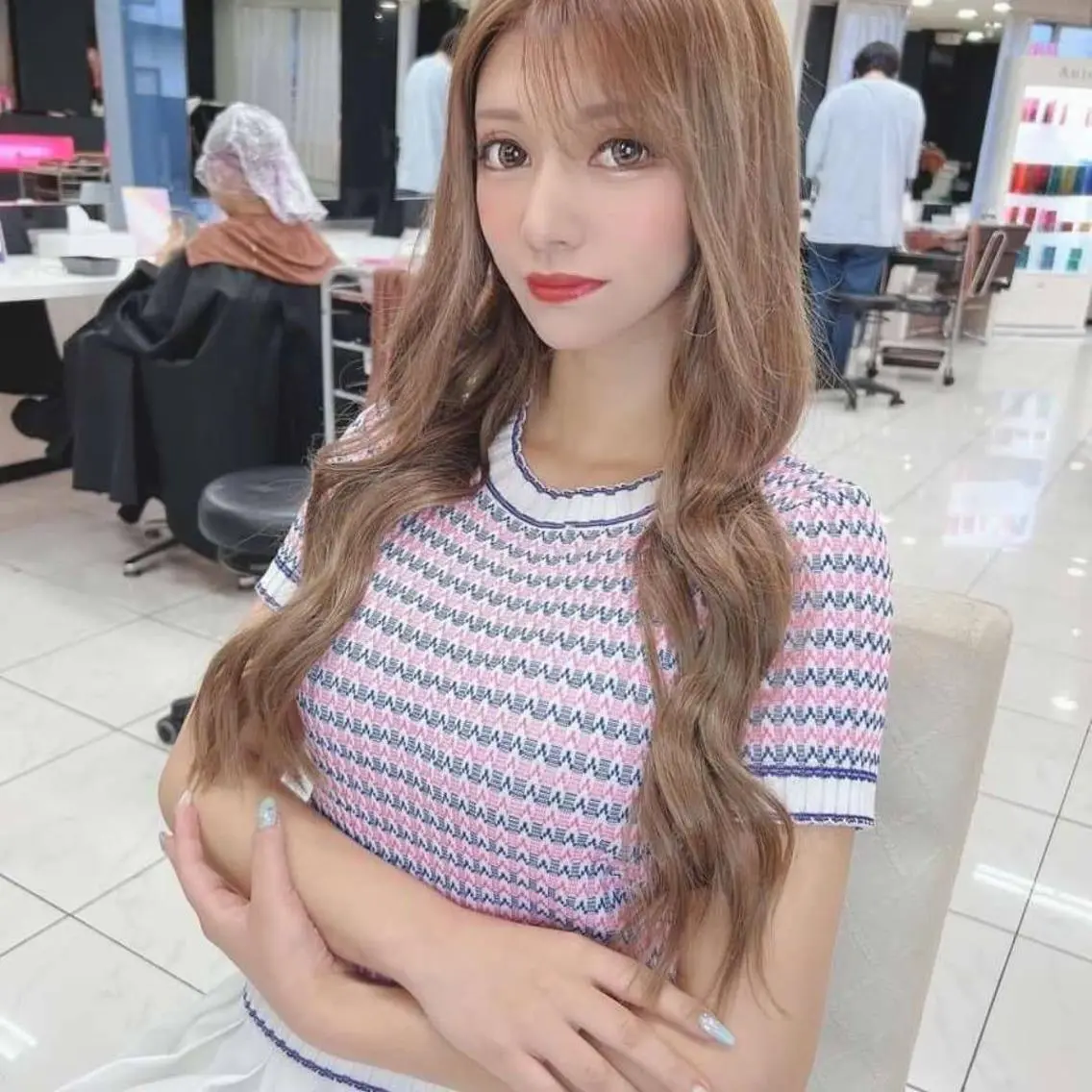 ロング カラー ★学割★韓国× BIZEのヘアスタイル