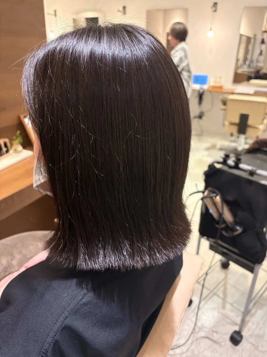 ミディアム dress_ nanamiのヘアスタイル