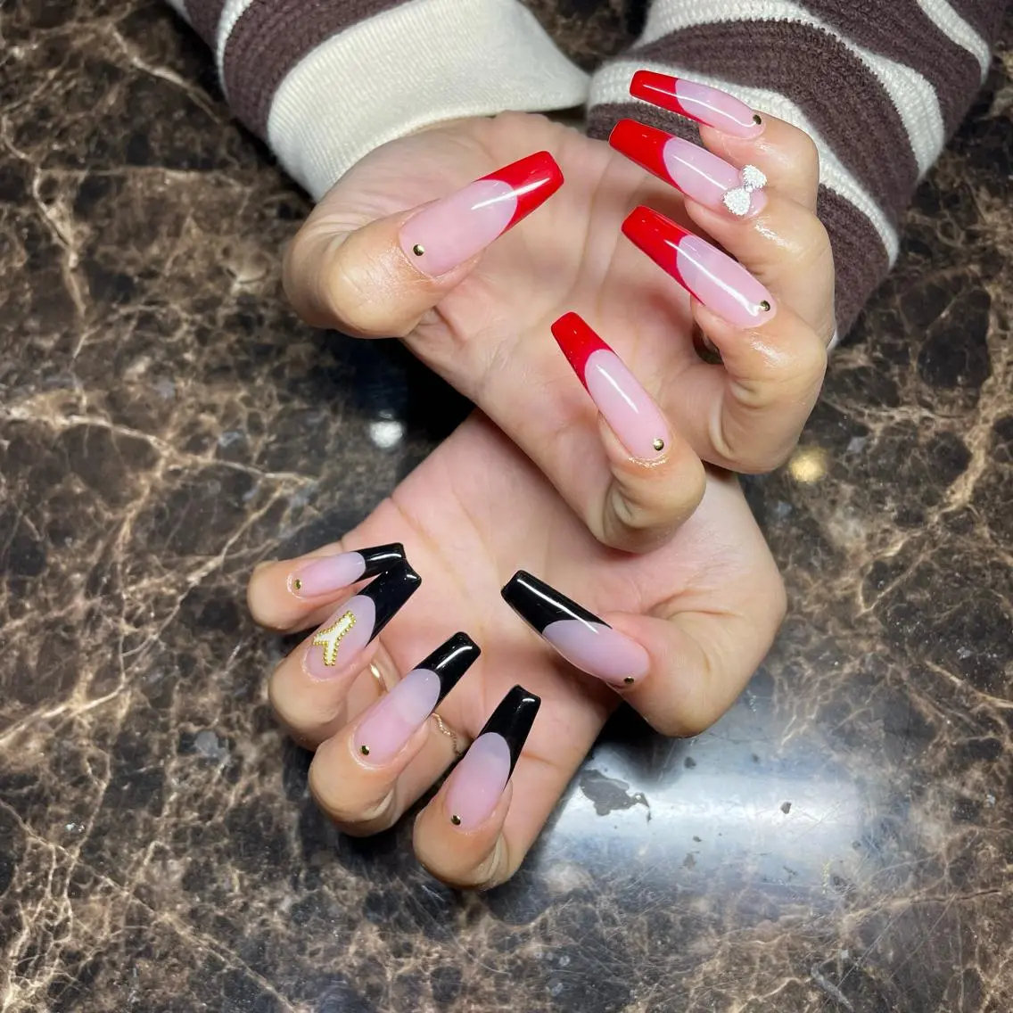 ネイル ロングネイル スカルプネイル IROHA Nail 堺雛薫のネイルデザイン