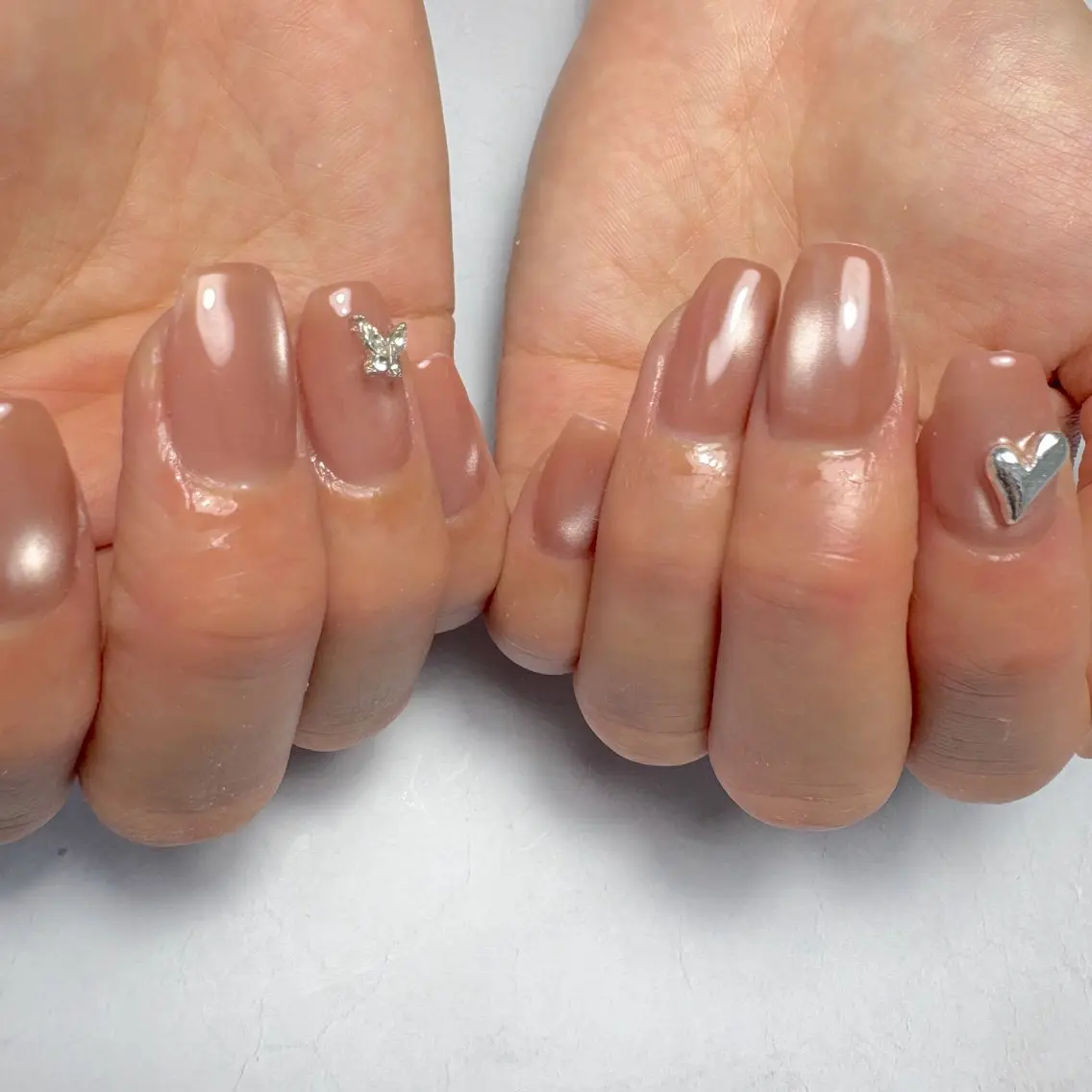 ネイル マグネットネイル オフィスネイル シンプルネイル ハンドネイル Nail Salon noiのネイルデザイン