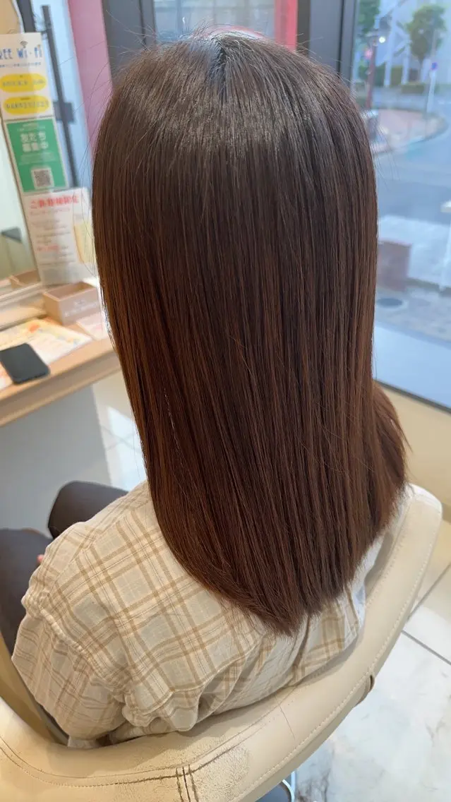 似合わせカット✂️➕艶々カラー➕トリートメントの写真