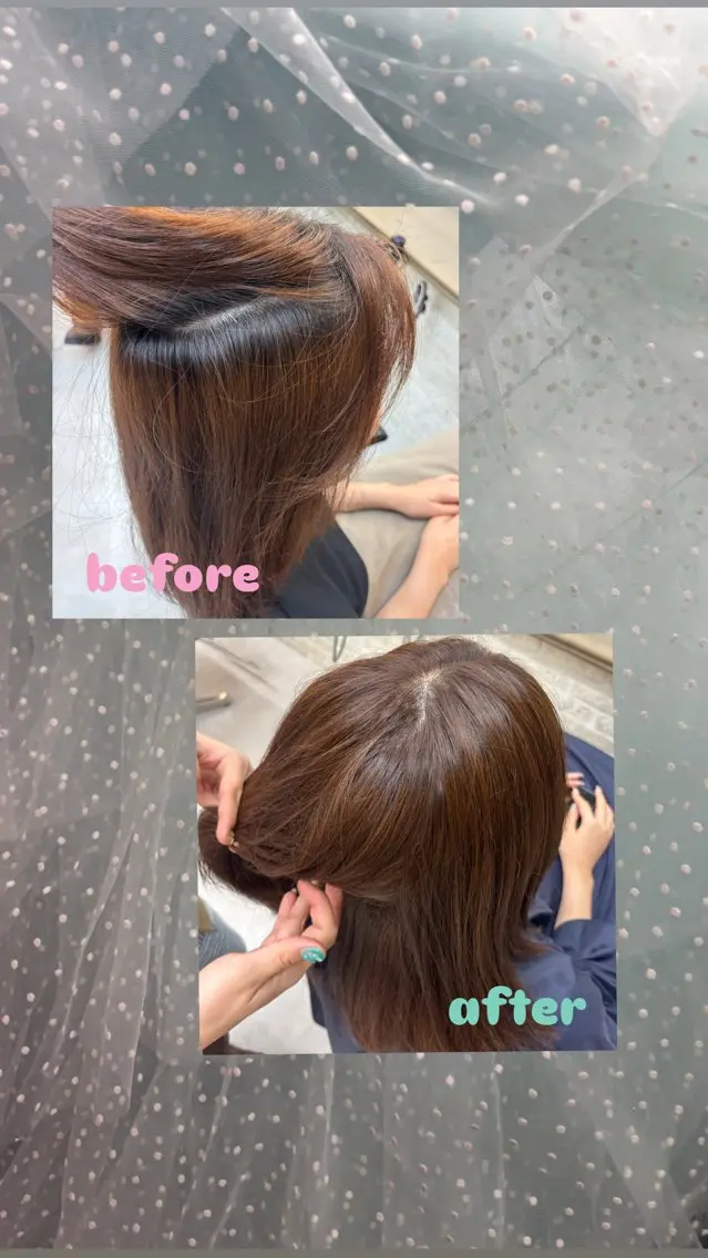 カラー ヘアカラー momo ⋆𐙚 ̊.のヘアスタイル