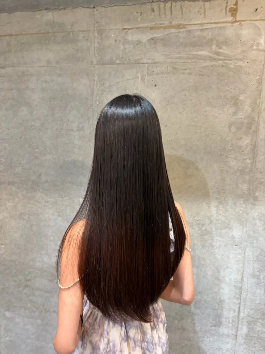 ロング 縮毛矯正 Rimu / Belle新宿のヘアスタイル