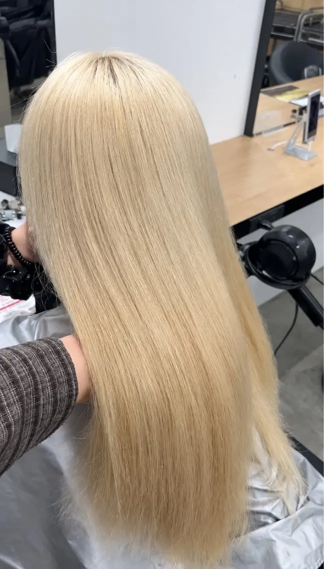 ロング ヘアカラー トリートメント 透明感🤍×髪質改善 🫧Kaitoのヘアスタイル