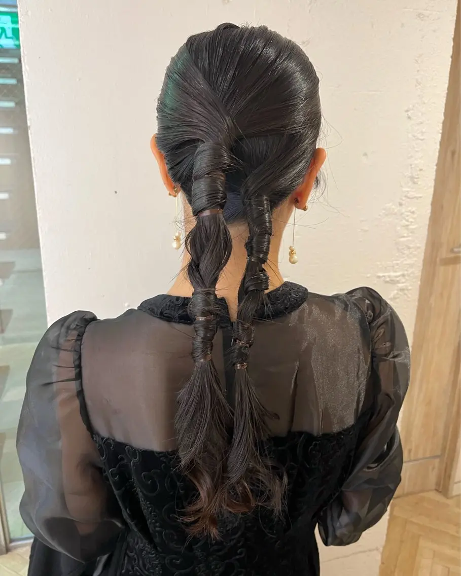 ヘアアレンジ 成人式 結婚式・ブライダル 卒業式のヘアスタイル ヘアセット サソウ ユリエ🥥のヘアスタイル