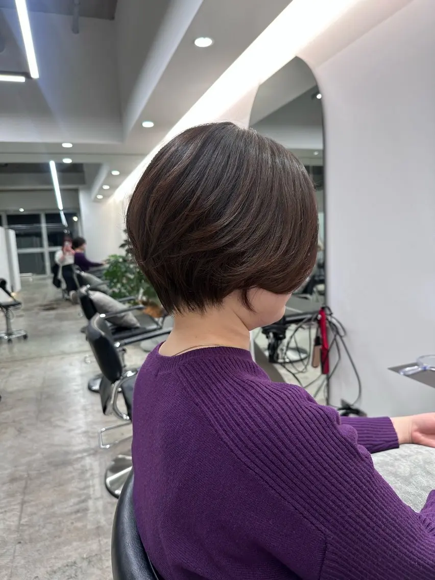 ショート ハンサムショート ショートヘア あいこ/ハンサムショ ート無料/蔵前🌷のヘアスタイル
