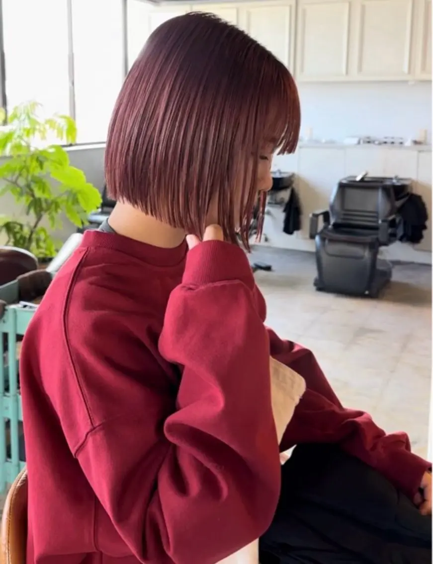 ショート カラー ヘアカラー トリートメント 足立 武巳(金山Ciel)のヘアスタイル