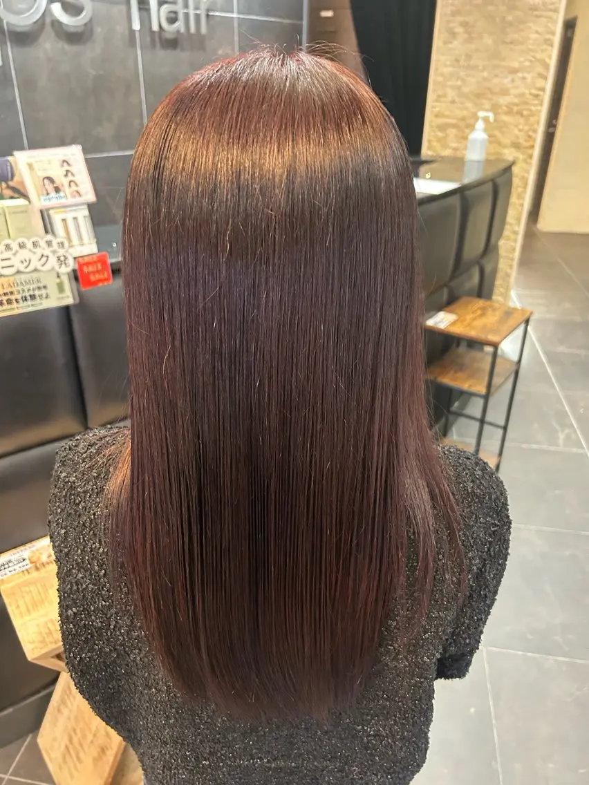 ロング カラー ピンクカラー ヘアカラー 吉田 拓人のヘアスタイル