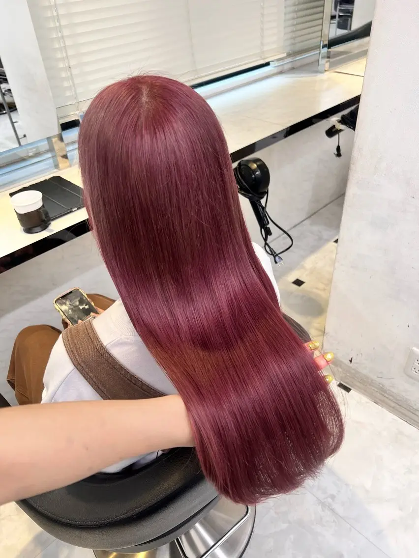 ミディアム カラー ヘアアレンジ カット ヘアカラー トリートメント ヘッドスパ ヘアセット 💕上野美容師☁ ブリーチ💖サワのヘアスタイル