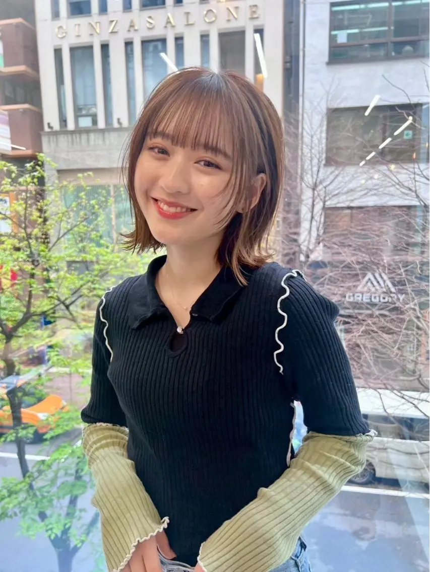 ミディアム カラー ブリーチ ブラウンカラー 透明感カラー ハイトーンカラー ヘアカラー SHU｜メンズ カット/パーマのヘアスタイル