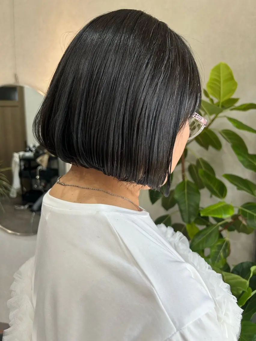 ショート 前下がりボブ ボブ Curumi クルミのヘアスタイル