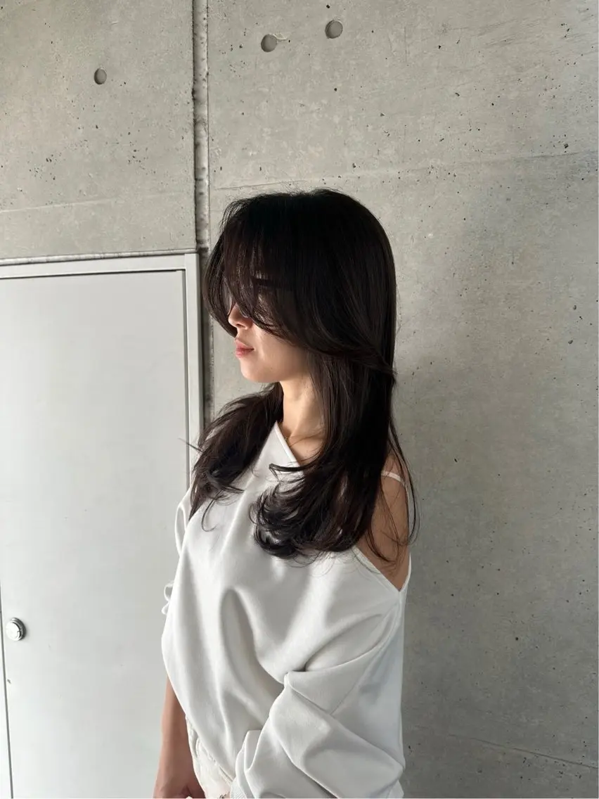 ロング NY式ブロー/ ツヤ透明感カラー🗽のヘアスタイル