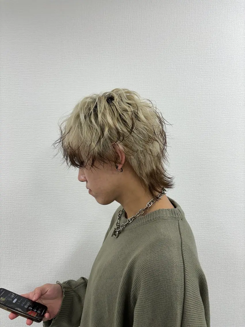 メンズ メンズパーマ 磯村 翔大のヘアスタイル