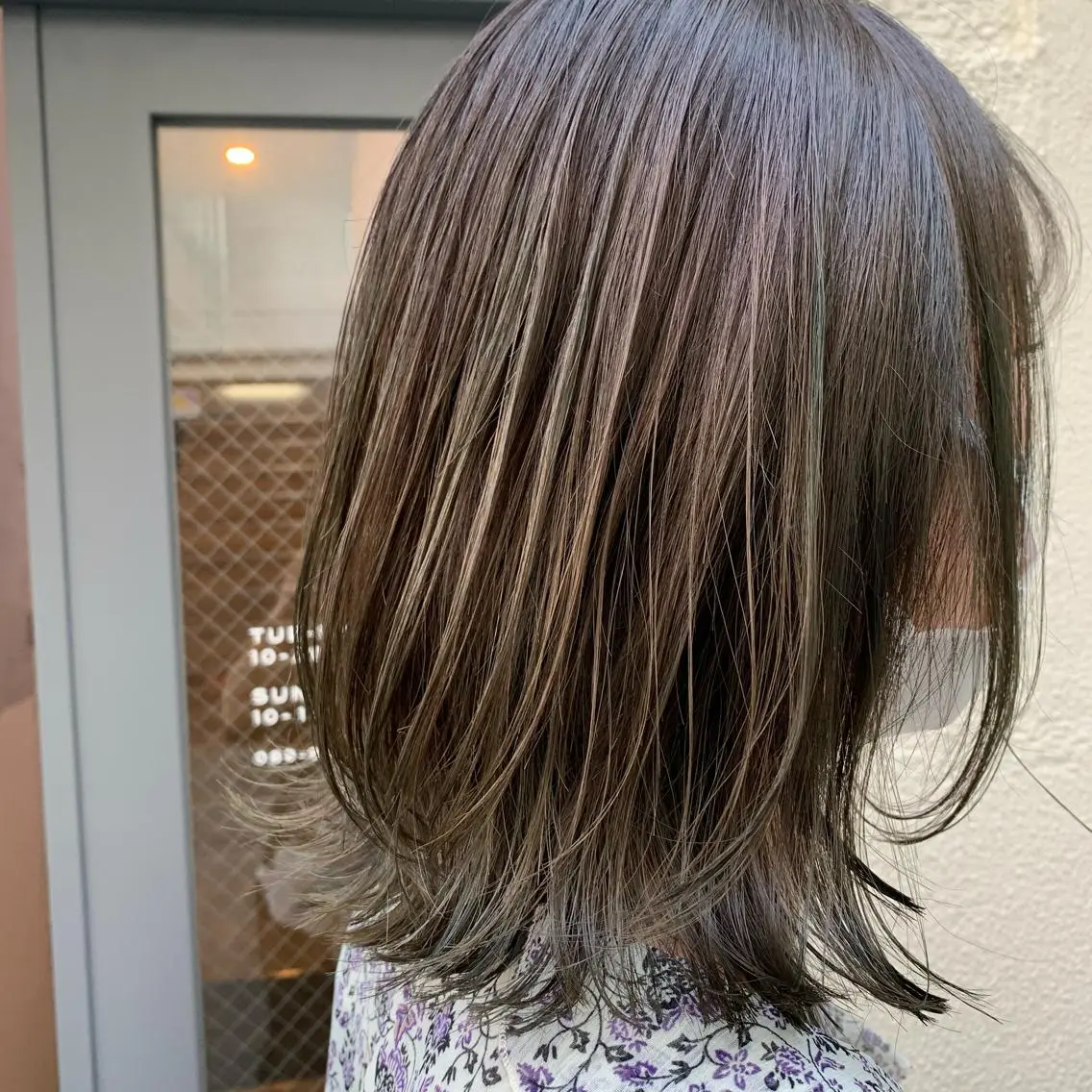 ミディアム 西岡 優太のヘアスタイル