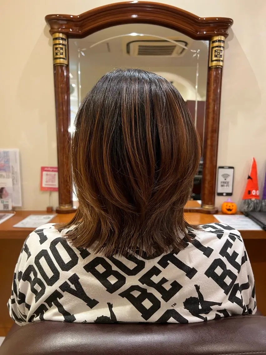 ミディアム 小杉山 柊一のヘアスタイル