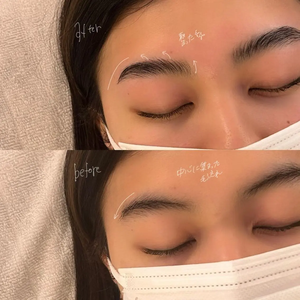 アイブロウ ハリウッドブロウリフト 吉祥寺kasumi 🌛eye/browのマツエク・マツパデザイン