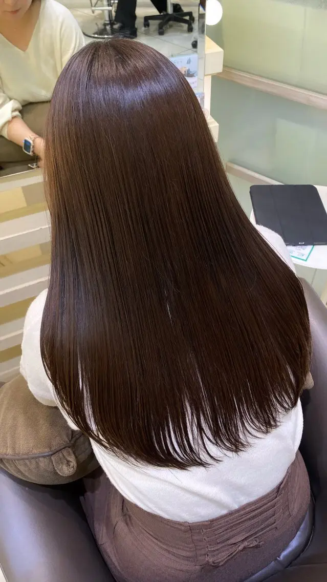 ロング ヘアカラー トリートメント ハイトーン/ デザインカラー/カナのヘアスタイル