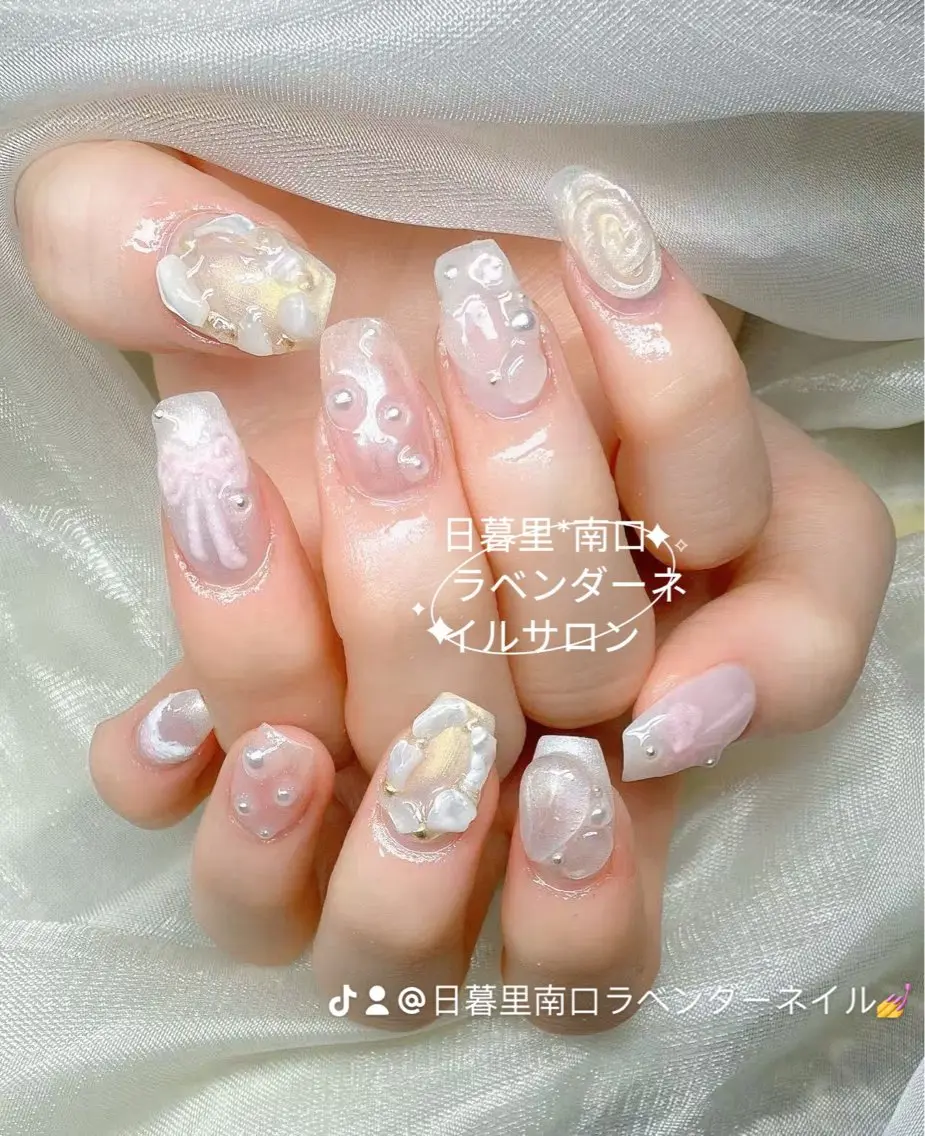 ネイル 日暮里2 lavenderのネイルデザイン