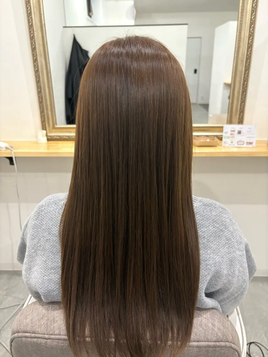 カラー 山本 晴香のヘアスタイル