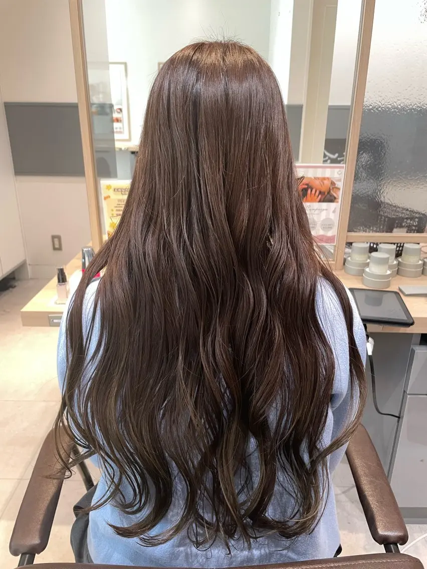 ロング カット ヘアカラー KINOSHITA 🌸のヘアスタイル