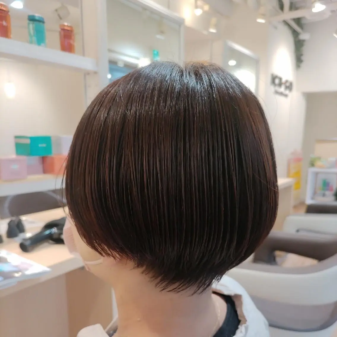 カット＋シャンプー＋ブロー＋3ステップトリートメント  #カットモデルの写真