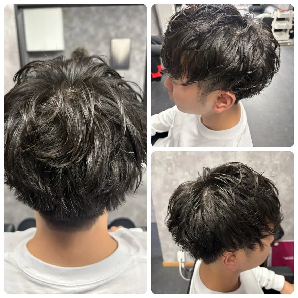 パーマ メンズ メンズパーマ スパイラルパーマ カット パーマ ヘアーメイクマロン ヘアーメイクマロンのヘアスタイル