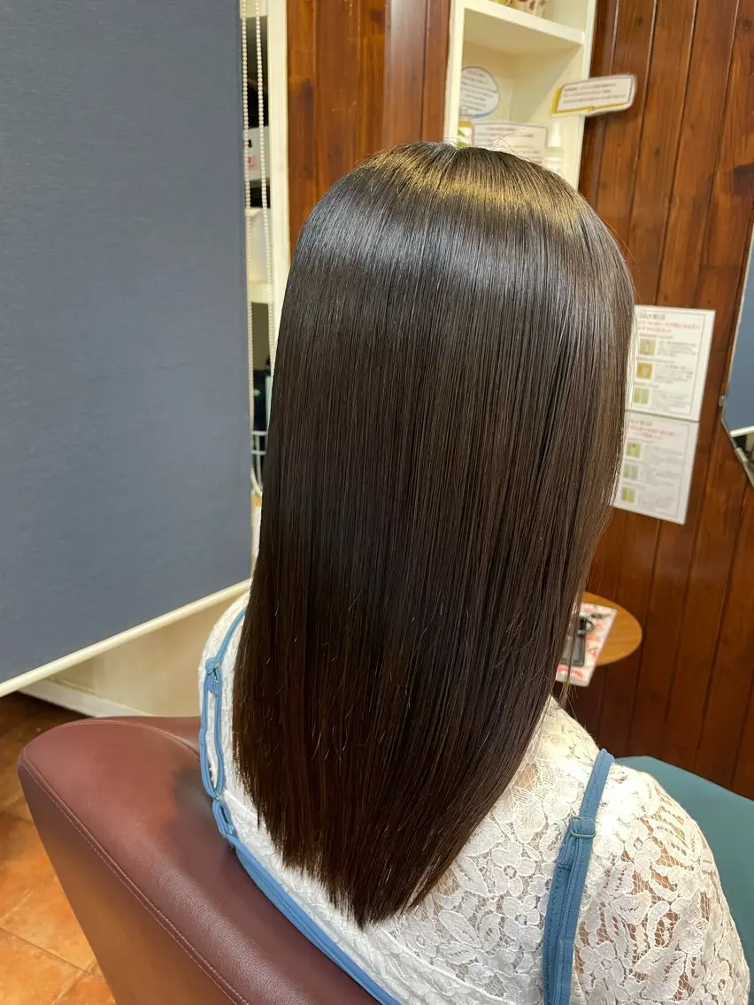 ロング 髪質改善 トリートメント (髪質改善NAOS) EMIのヘアスタイル