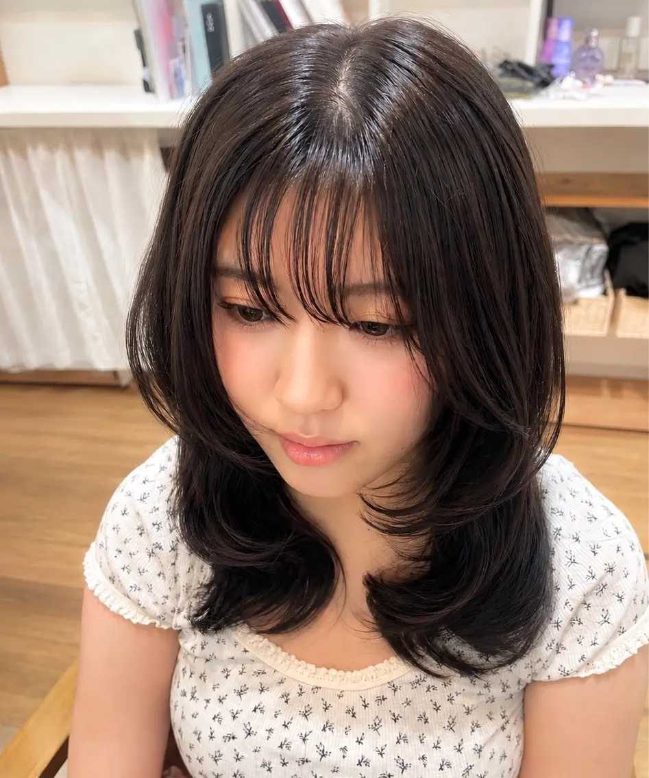 セミロング hina🌷/re- born新鎌ヶ谷のマツエク・マツパデザイン