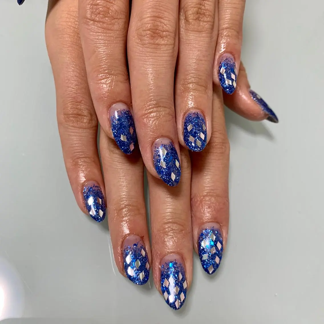 ネイル キラキラネイル ハンドネイル 🌙🫧CHARME (RUKA)🦋🫧のネイルデザイン